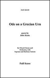 Ode on a Grecian Urn SATB Vocal Score cover